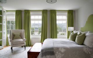 Модные зеленые шторы: красота природных оттенков