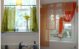 Новые шторы на окнах на кухне: фото и идеи для выбора