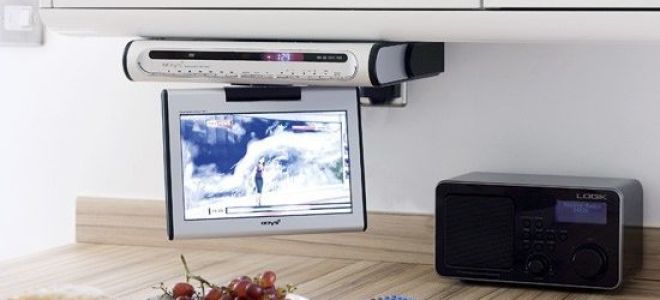 Мини-телевизор на кухне: аспекты выбора