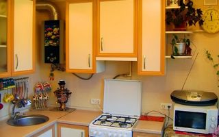 Планируем ремонт кухни в хрущевке с газовой колонкой: лучшие идеи дизайна