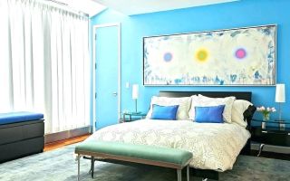 Выразительная синяя спальня: 3 примера, чем она хороша