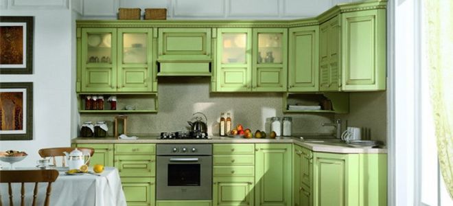 Кухня в фисташковом цвете: сочетаем правильно