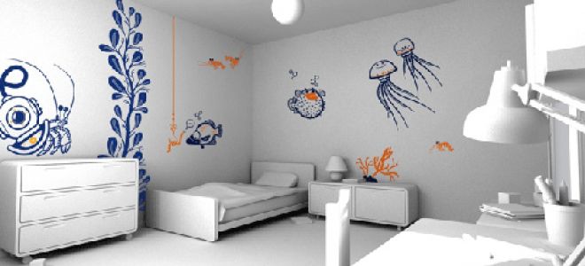 Необычные варианты поклейки обоев: оригинальные идеи