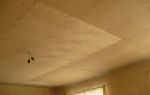 Подшивной потолок с применением различных материалов