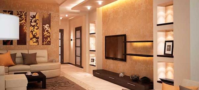 Оформление гостиной в квартире: 35 фото и оригинальные идеи
