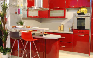 Дизайн красно-белой кухни: фото, вдохновляющие на успех