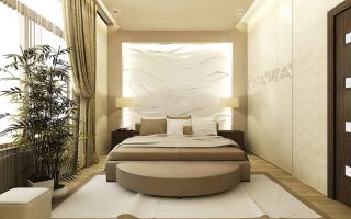 Дизайн спальни в бежевом тоне: фото и особенности обустройства интерьера