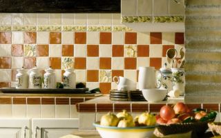 Керамическая плитка для кухни на фартук: фото, идеи, лучшие решения