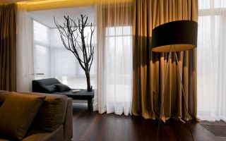 Модерновые шторы в комнату: виды и материалы