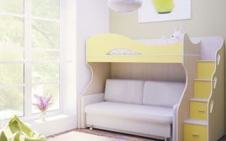 Высокая кровать-чердак: 3 достоинства двухъярусной мебели