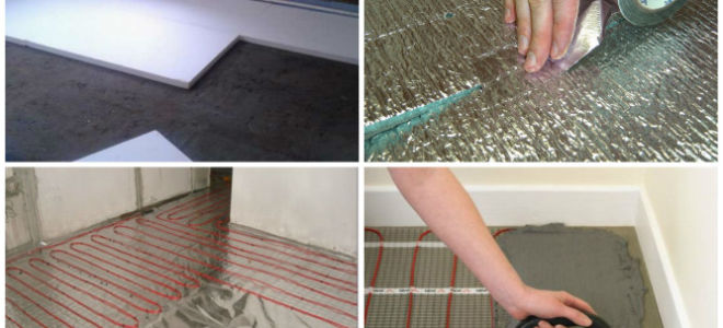 Обустройство теплого водяного пола под плитку своими руками