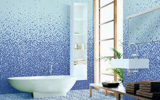 Дизайн плитки мозаики для ванной: 6 преимуществ