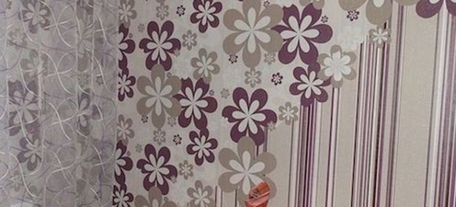 Как поклеить обои двух видов: фото на кухне, дизайн-идеи