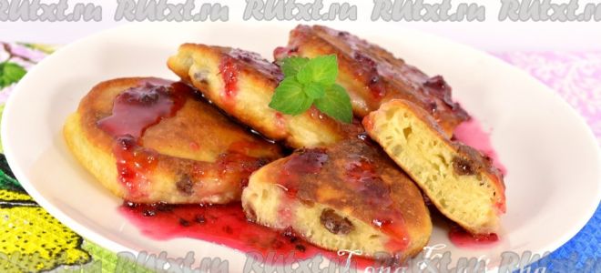 Готовим оладьи с изюмом: лучшие рецепты