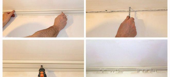 Как крепить потолочный карниз к потолку: 4 правильных совета