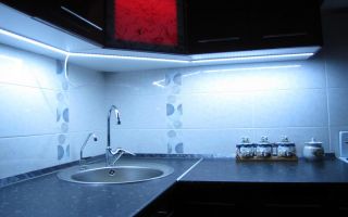 Диодная подсветка своими руками: подчеркнем дизайн кухни светом