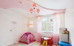 Потолок в детской комнате для девочки: создаём уют у ангелочка