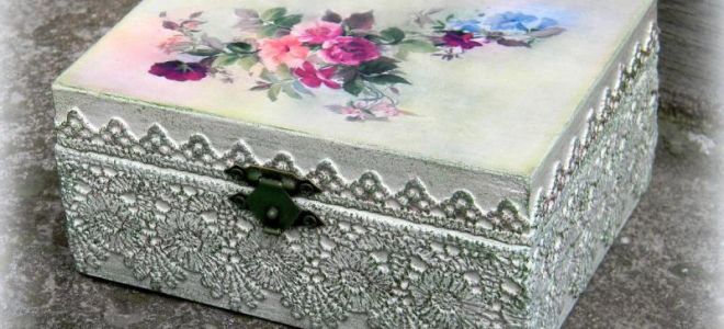 Мастер-класс по декупажу сицилийским кружевом: винтаж во всем изяществе