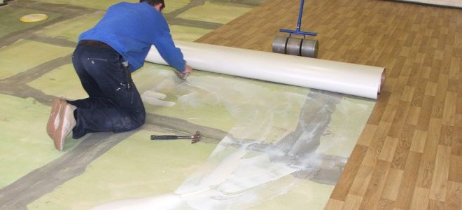 Монтаж линолеума для пола и 3 подготовительных шага