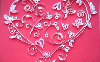 Квиллинг «сердце»: делаем валентинку своими руками