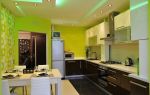 Яркое освещение на кухне с натяжным потоком: фото, идеи и варианты