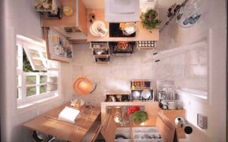 Как расставить мебель в маленькой кухне: экономим пространство