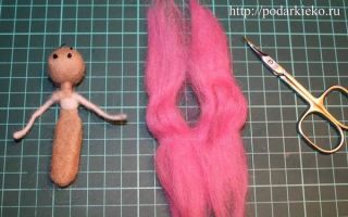 Техника валяния куклы: 3 этапа подготовки