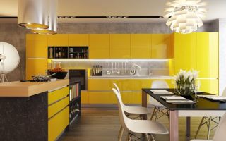 Кухня желтого цвета: какой цвет выбрать для контраста