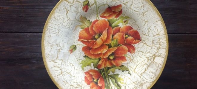 Тарелки в стиле декупаж: 7 способов создания