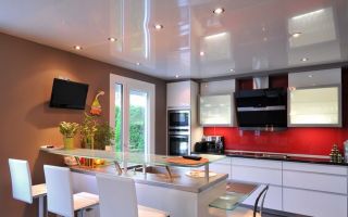 Можно ли использовать натяжной потолок на кухне