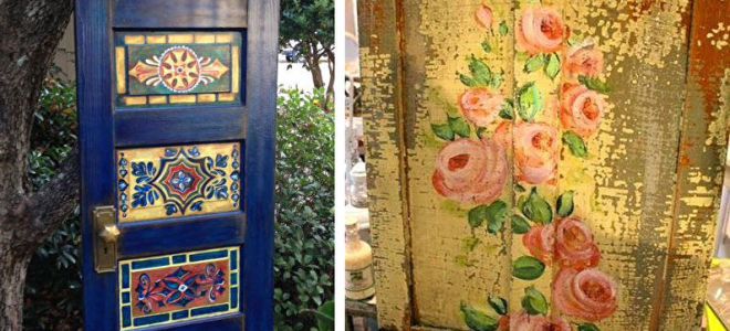 Декор и украшение дверей своими руками: 8 способов оформления