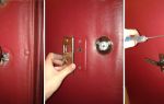 Личинка замка входной двери: 2 варианта замены