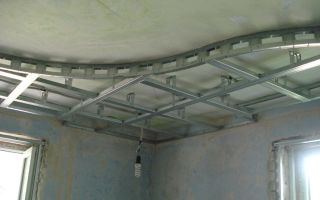 Как сделать подвесной потолок с каркасом из профиля