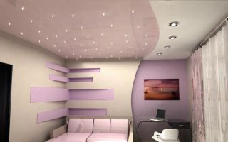 Решение в сжатых условиях: гипсокартонные потолки в комнате
