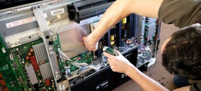 Ремонт плазменных телевизоров: 3 способа проведения
