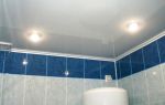 Потолок из пластиковых панелей в ванной: 8 преимуществ