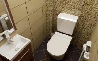 Обустройство туалета в хрущевке: дизайн и 30 фото