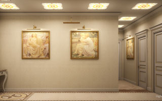Украшение коридора картинами: 3 критерия выбора