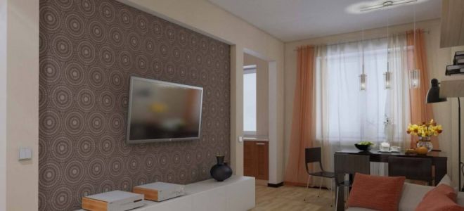 Оригинальный дизайн зала в хрущевке 18 кв. м: фото и главные критерии