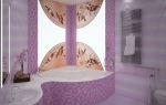 Фиолетовая ванная: 6 стилей, 6 решений