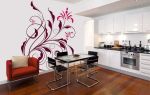 Рисунки на стенах кухни: стильный декор