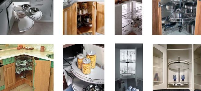 Удобный шкаф угловой на кухню: правила выбора