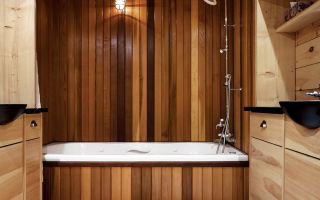 Отделка ванной комнаты деревом: безумство или смелый дизайнерский ход