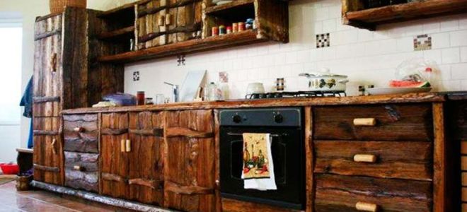 Натуральная кухня своими руками из дерева: нюансы изготовления