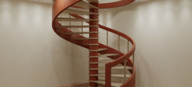 Винтовые лестницы на второй этаж: 4 типа