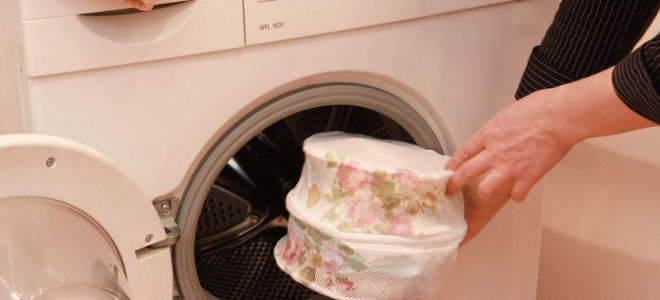 Мешок для стирки белья в стиральной машине в 3 этапа